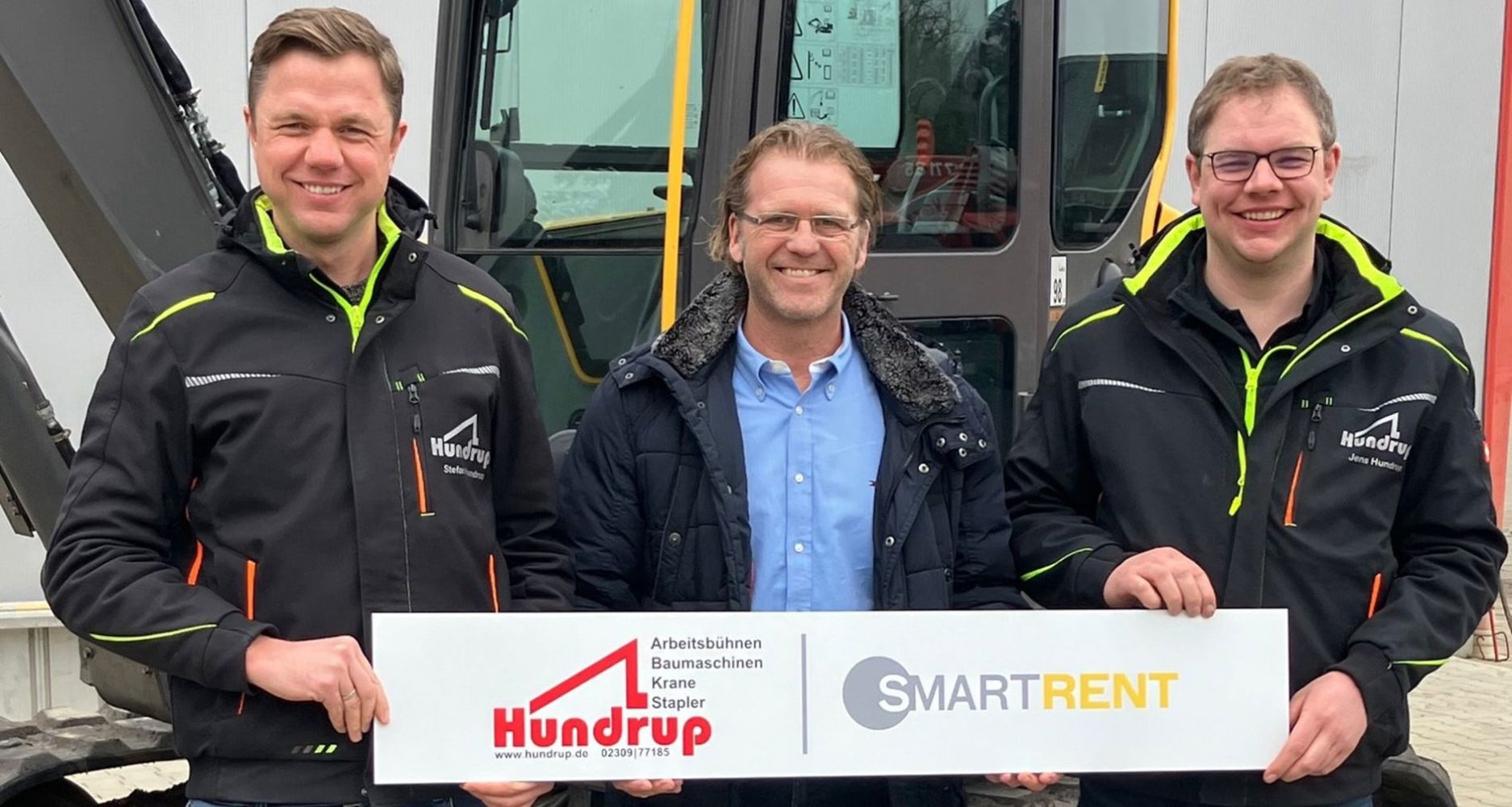 Swecon smartrent – neuer Mietpartner für das nördliche Ruhrgebiet Anschluss der Hundrup Arbeitsbühnen-Vermietung GmbH & Co. KG aus Waltrop