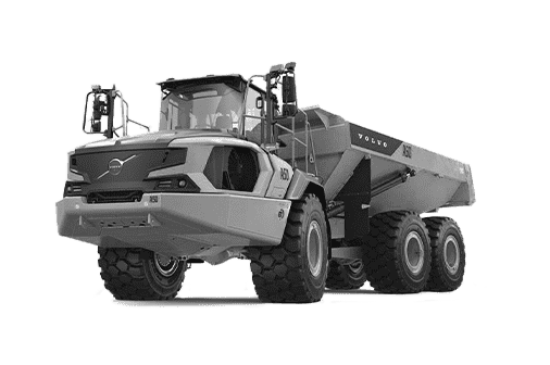 Knickgelenkte Dumper